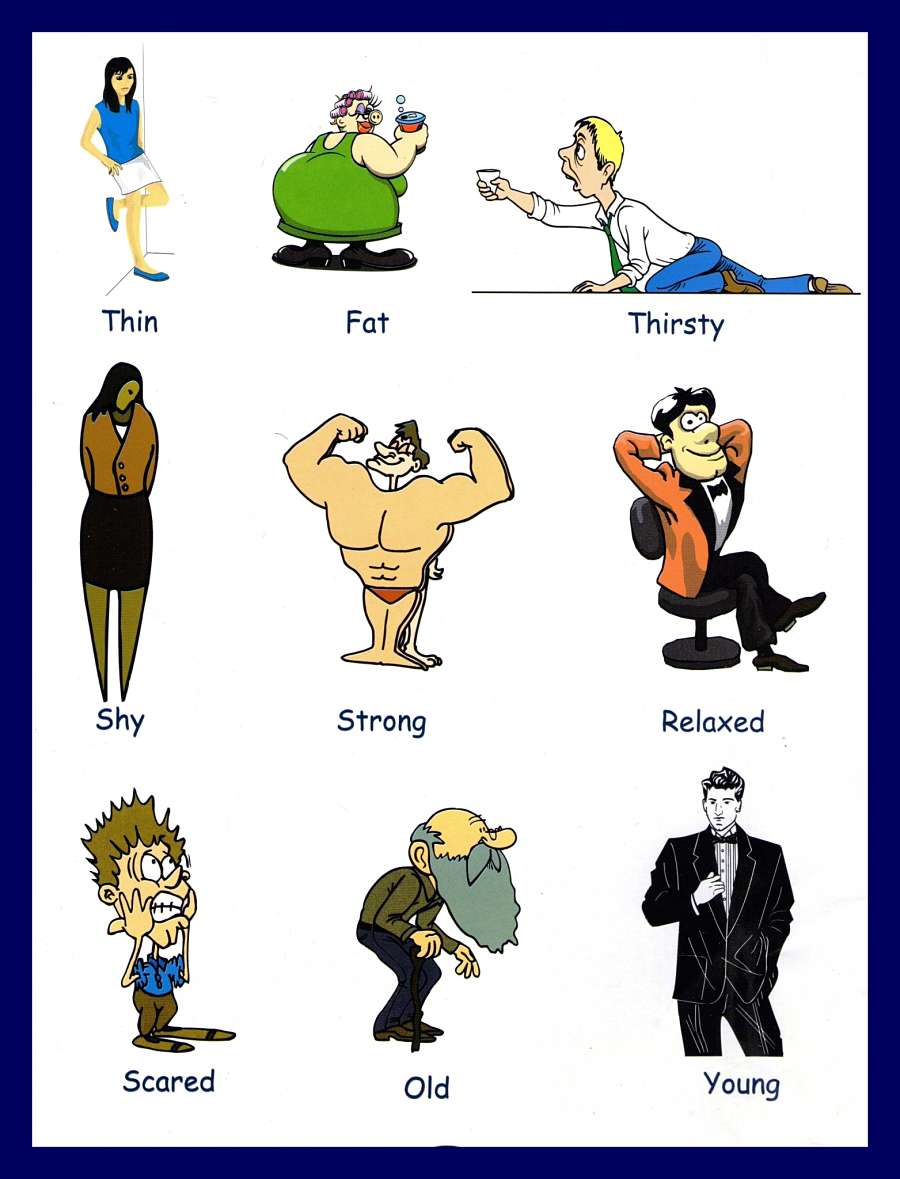 Adjectives Pictures - Download and Print