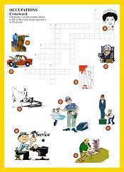 Occupations Crossword