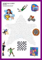 Sports and Games WordSearch
