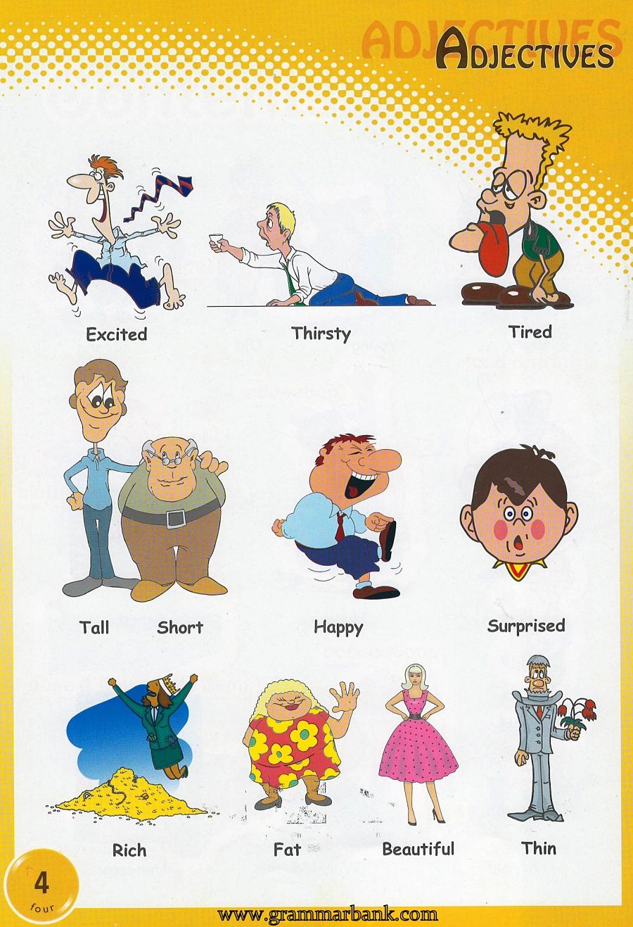 Adjective Chart For Kids