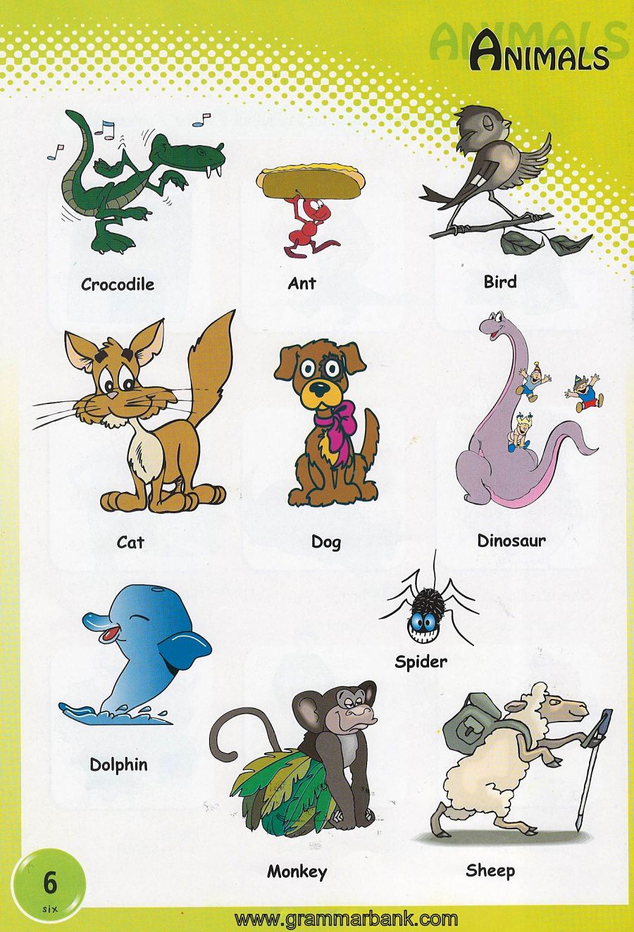 Animals Vocabulary For Kids