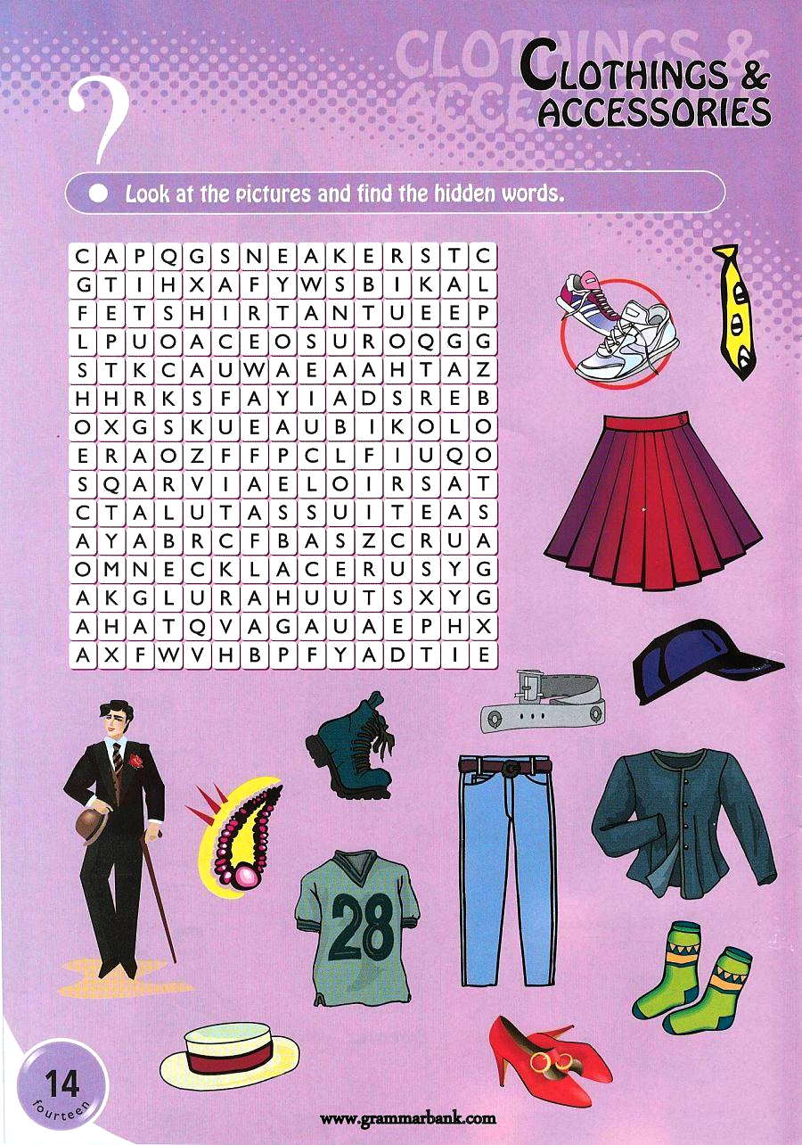 clothing accessories wordsearch2