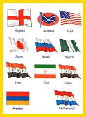 Paises y Banderas en Ingles 3