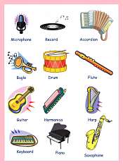 Instrumentos Musicales en Ingles