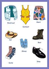 Clothing Vocabulary Teaching Kids