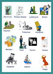 Occupations Vocabulary with pictures